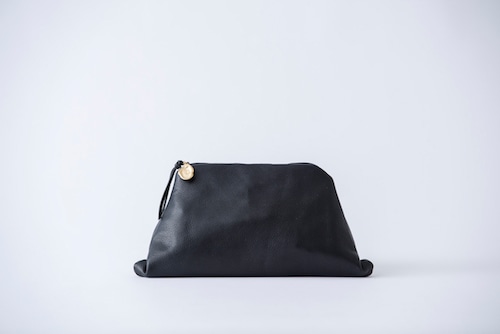 (WEB限定)  NEJIRI：clutch bag. black