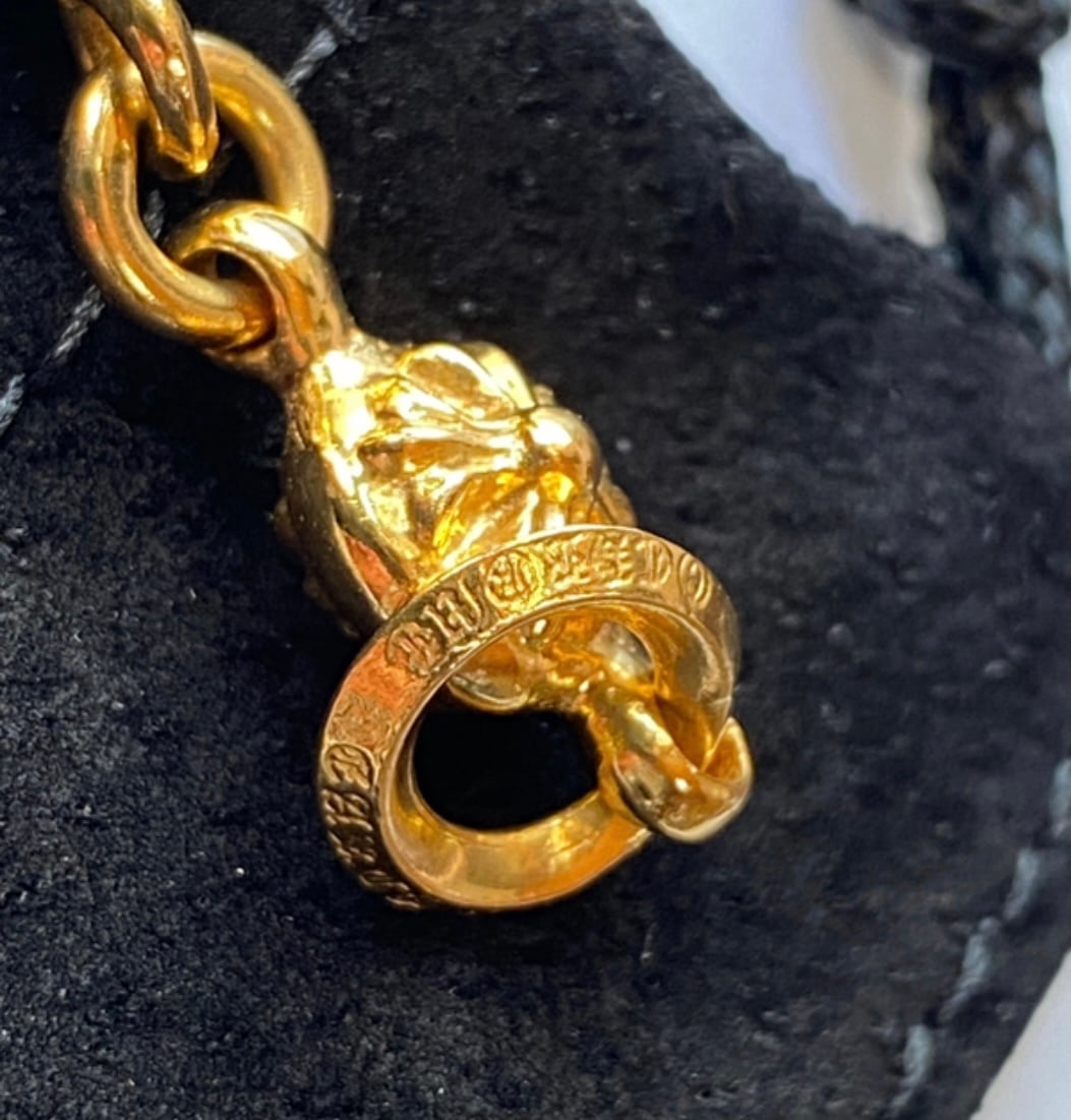 CHROME HEARTS クロムハーツ 1BALL TINY CH CROSS CHARM 22K