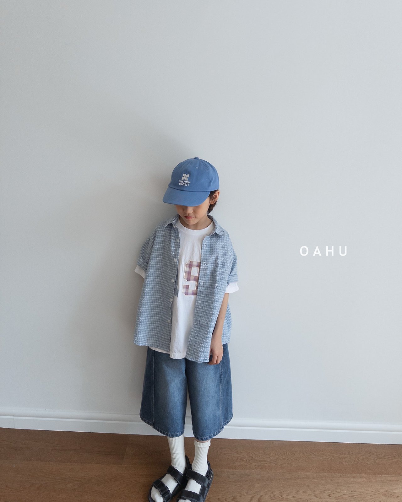 [OAHU] Code Bermuda Denim (JS/JM/JL/JXL) / [오아후] 코드버뮤다데님 (JS/JM/JL/JXL)