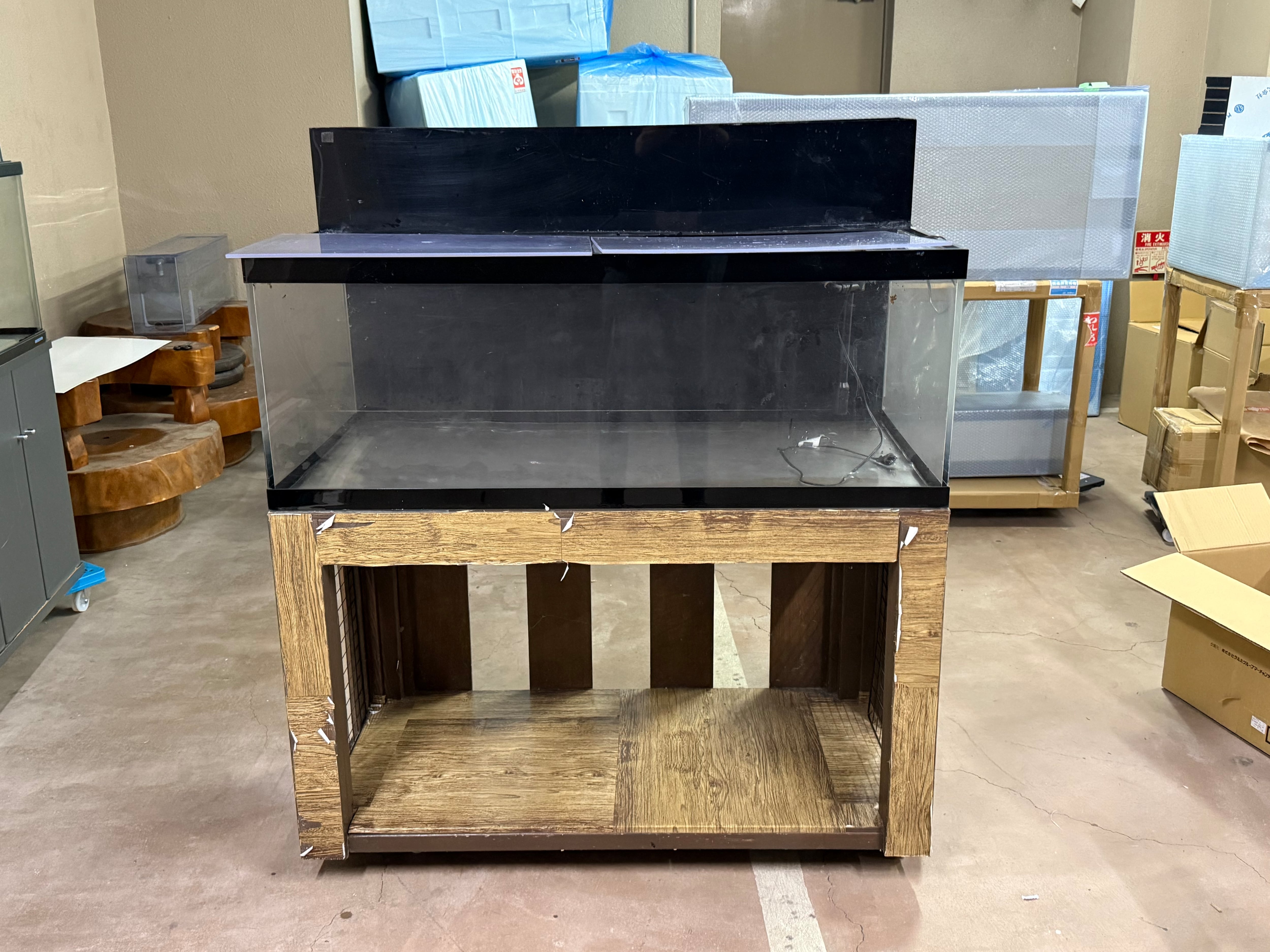 最終値引き‼️1200×600×450 アクリル水槽 上部濾過器 「引取限定」 中古水槽 1200×600×450上部濾過セット 引き取りor納品 | アクア