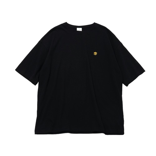 rajabrooke / 刺繍WAU LOGO TEE BLACK