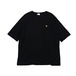 rajabrooke / 刺繍WAU LOGO TEE BLACK