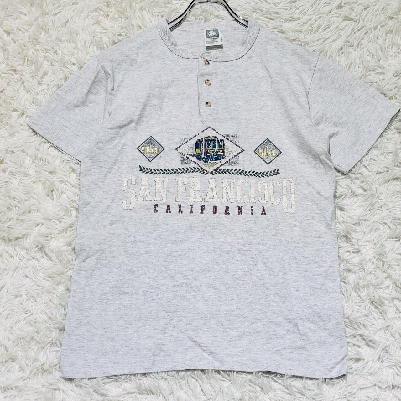 COTTON DELUXE 90s シングルステッチ ヘンリーネックTシャツ | RE:CHOICE.