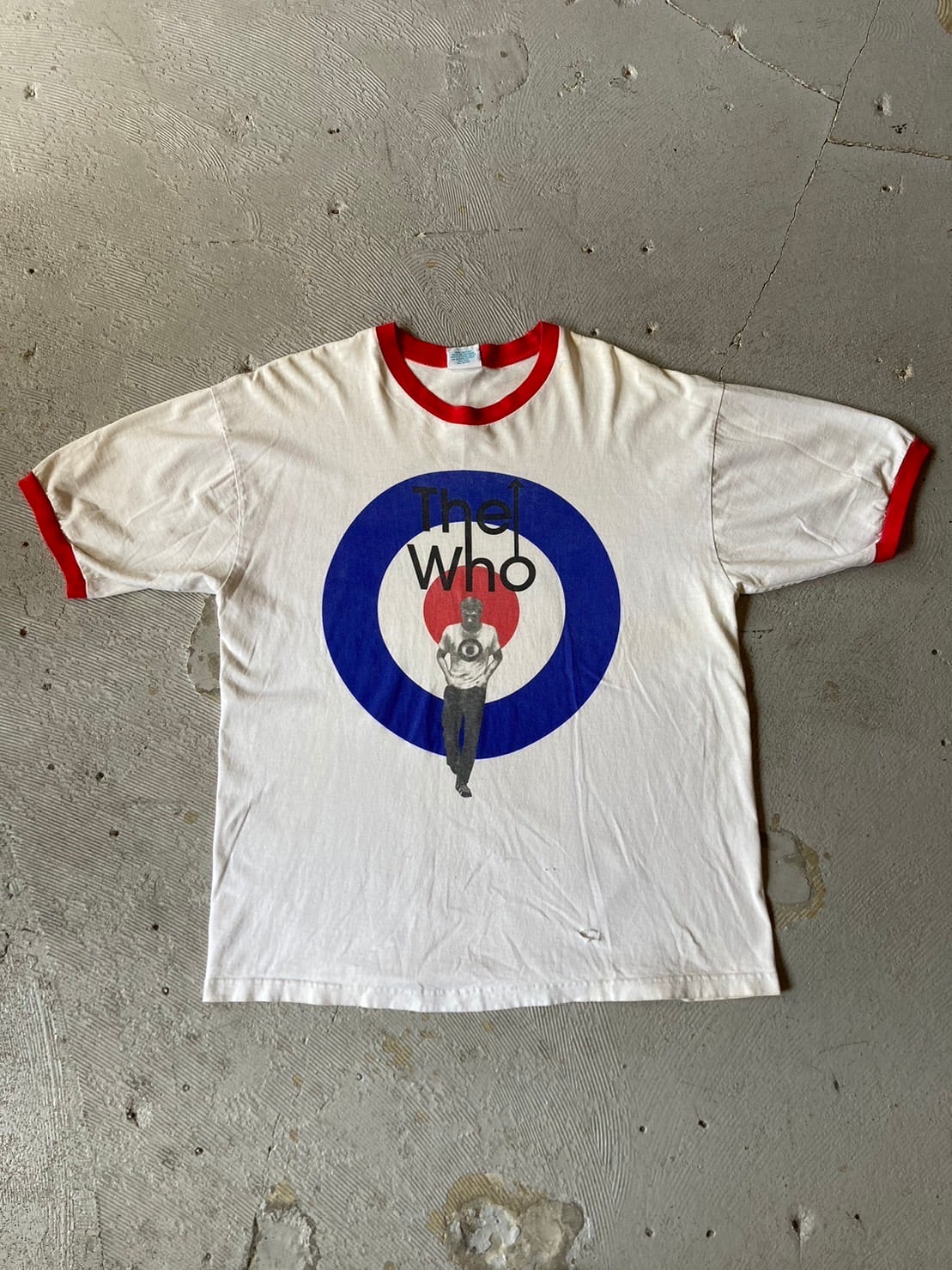 VINTAGE 両面プリント THE WHO リンガーTシャツ size XL 