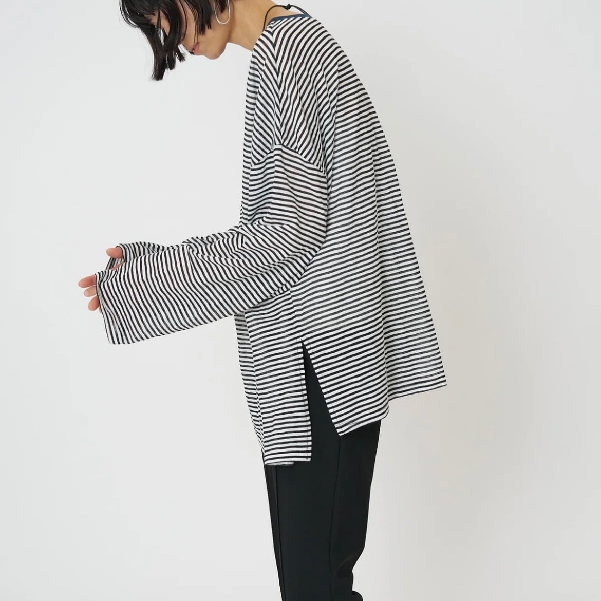 CHIGNON 】シアーボーダーTee | valance 福井｜レディース セレクト