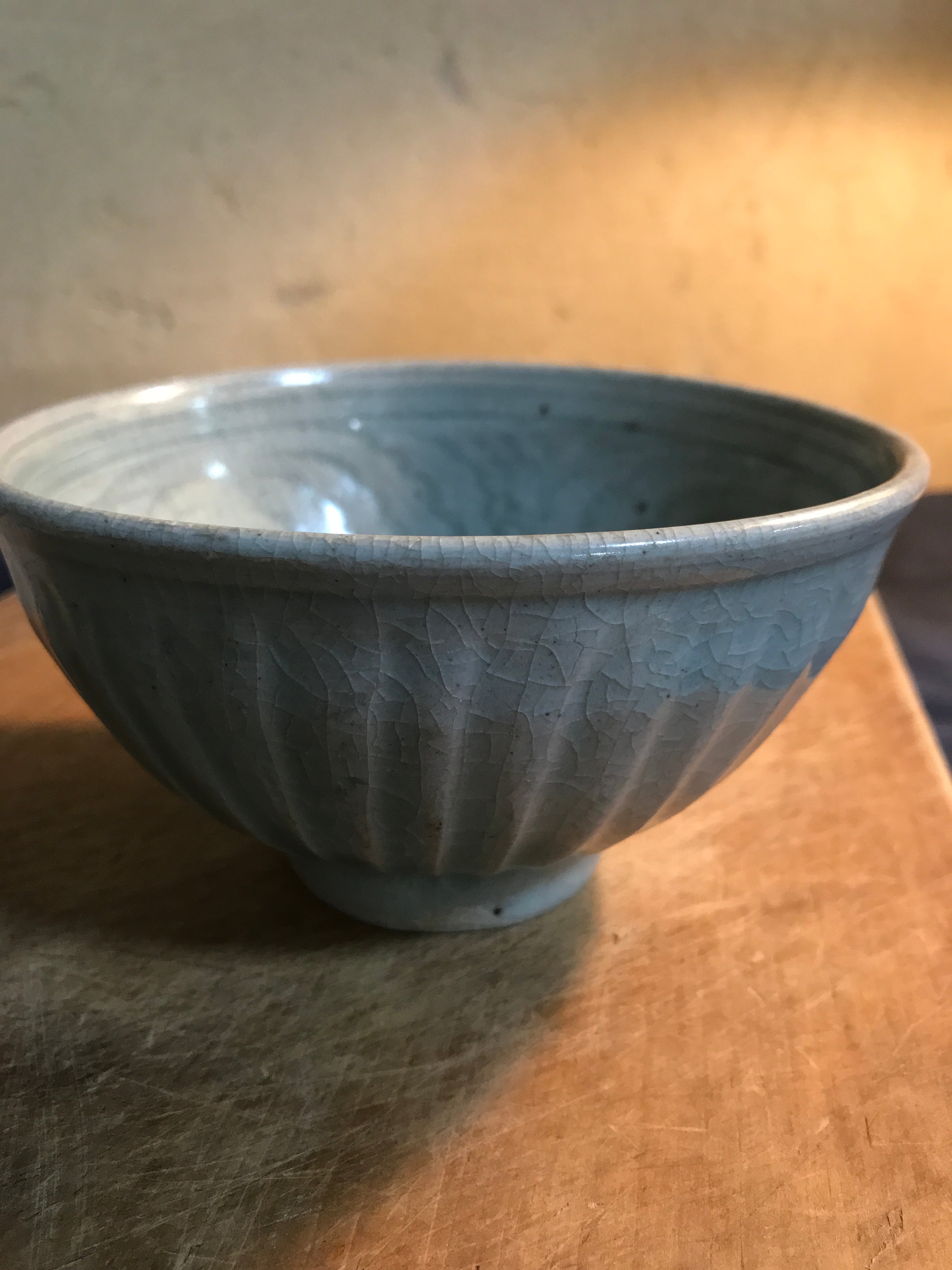 原口卓士☆粉青茶碗☆青磁 - 陶芸オンライン 通販