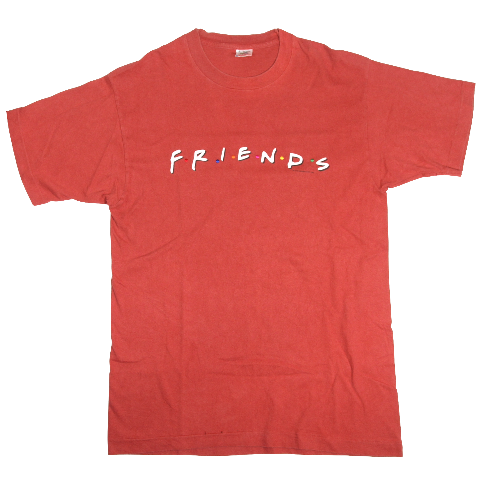 USED【L】Vintage 90s TV Drama FRIENDS Logo Tee / FRUIT OF THE LOOM ©️1995