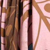 フラダンス 衣装 パウスカート ブラウン系 Hawaiian Time シングル プルメリア柄 モンステラ柄 フラ ダンス 茶 水色 ハワイアン アロハ かわいい スカート 華やか ハワイアンプリント 日本製 ピンク系 ブルー系