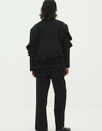 CLANE FRILLED TAILORED JACKET