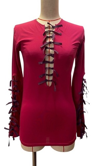 【26AW 先行予約】FUMIE TANAKA フミエタナカ / 26aw ribbon long T