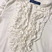 M'S GRACY エムズグレイシー フリル ノースリーブ シャツ カットソー 40/ホワイト レディース