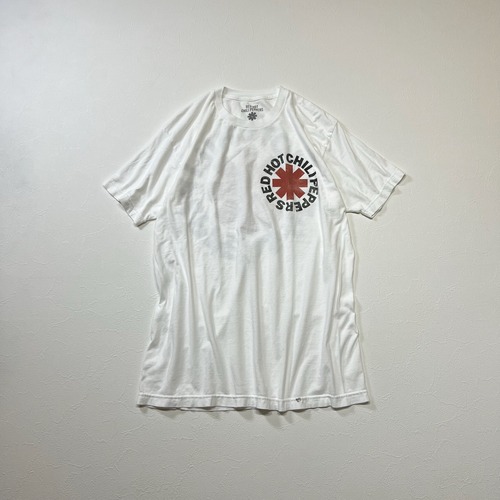 Red Hot Chili Peppers　レッチリ　両面プリント　バンT　Tシャツ　レッド・ホット・チリ・ペッパーズ　ホワイト　L 古着
