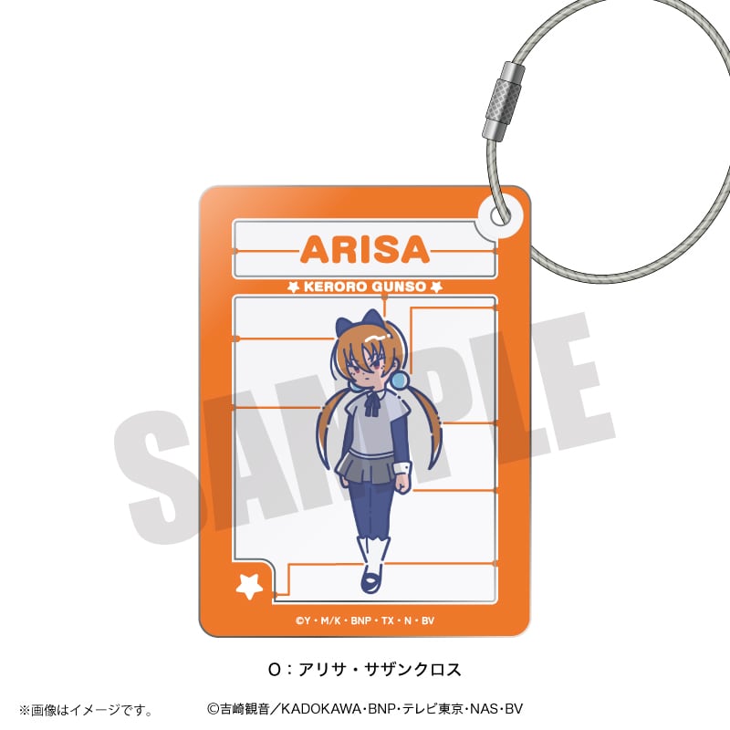 アニメ『ケロロ軍曹』 れとぽぷ プラモデル風アクリルキーホルダー O