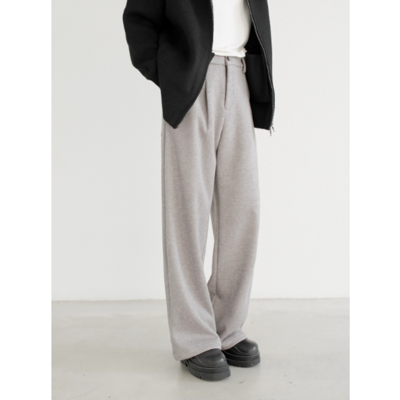 ライトウォームワイドストレートパンツ　TB1751・画像3