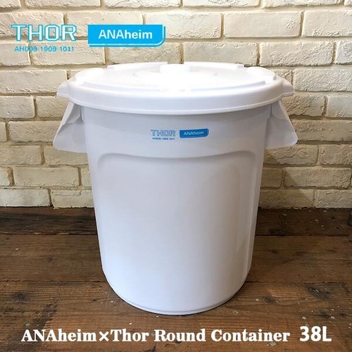 ANAheim×Thor Round Container 38L アナハイム×ソーラウンドコンテナ 38L 全4色 ダストビン ゴミ箱 Trust社 DETAIL