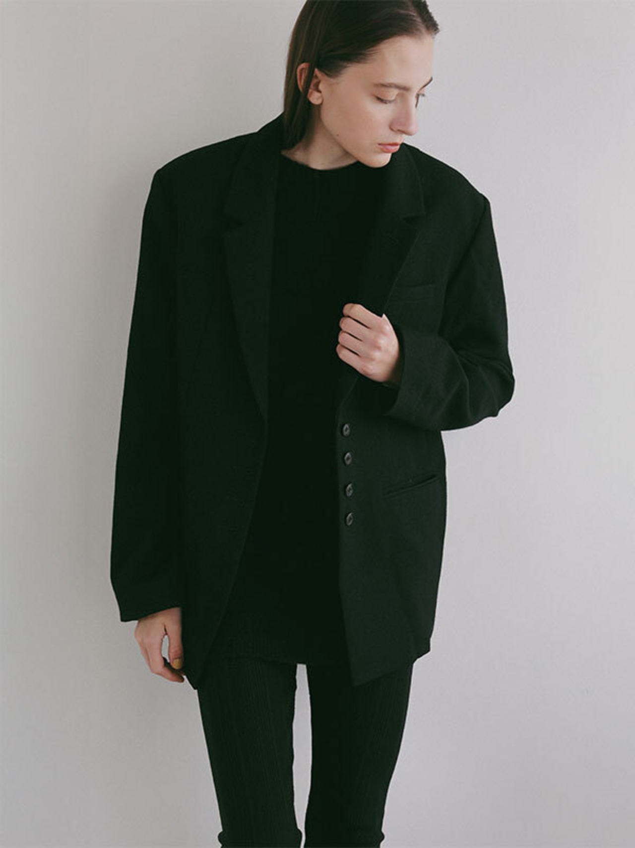 ETRE TOKYO ウールツイルボックスジャケット