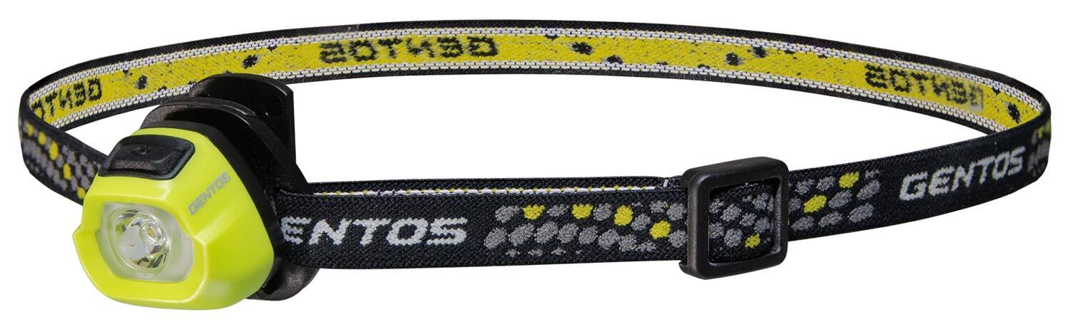 【人気】GENTOS(ジェントス) LED ヘッドライト 小型 軽量32g 電池式(CR2032) 20ルーメン HC-24 登山 釣り
