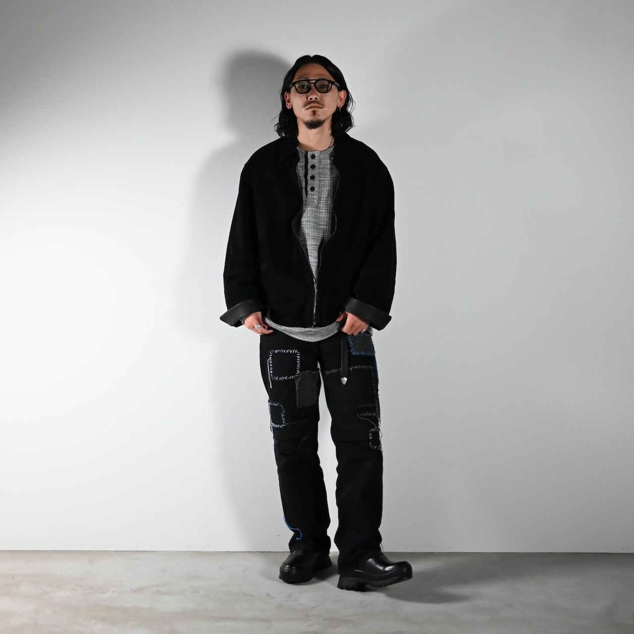 barbell object(バーベルオブジェクト)再入荷、leather jktコーディネート