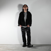 barbell object(バーベルオブジェクト)再入荷、leather jktコーディネート