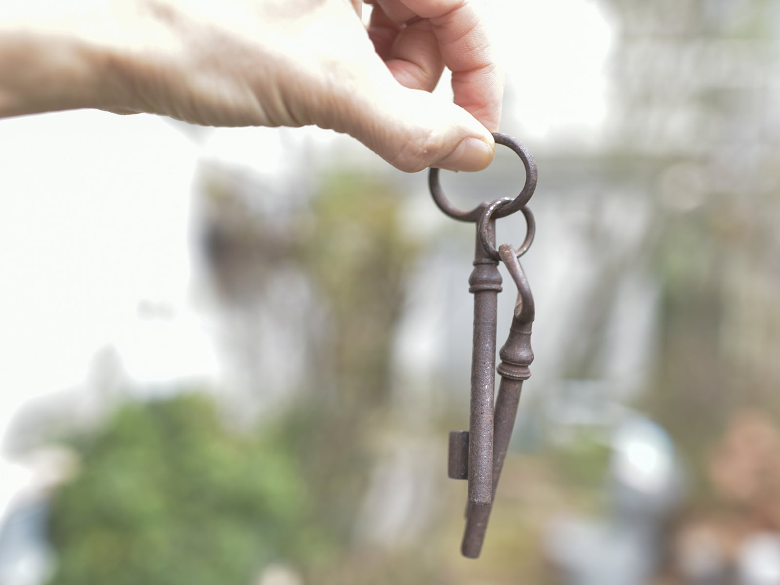 2つセットのフランスの古い鍵(B)フレンチアンティーク