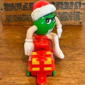 M&M's クリスマス・トレイン・トッパー サーカストレイン 列車 機関車 グリーン ミールトイ エムアンドエムズ MU-288