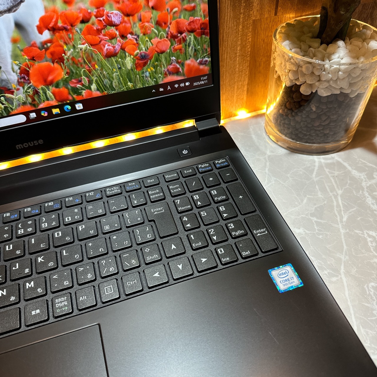 『準美品 NVIDIAグラボ搭載』Mouse Core i7第9世代 メモリ32GB SSD256GB ノートパソコン