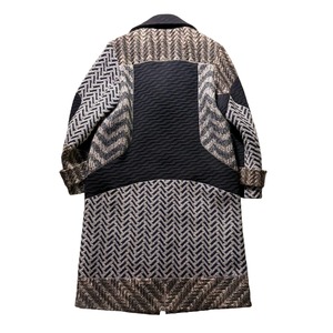 MISSONI patchwork knit coat