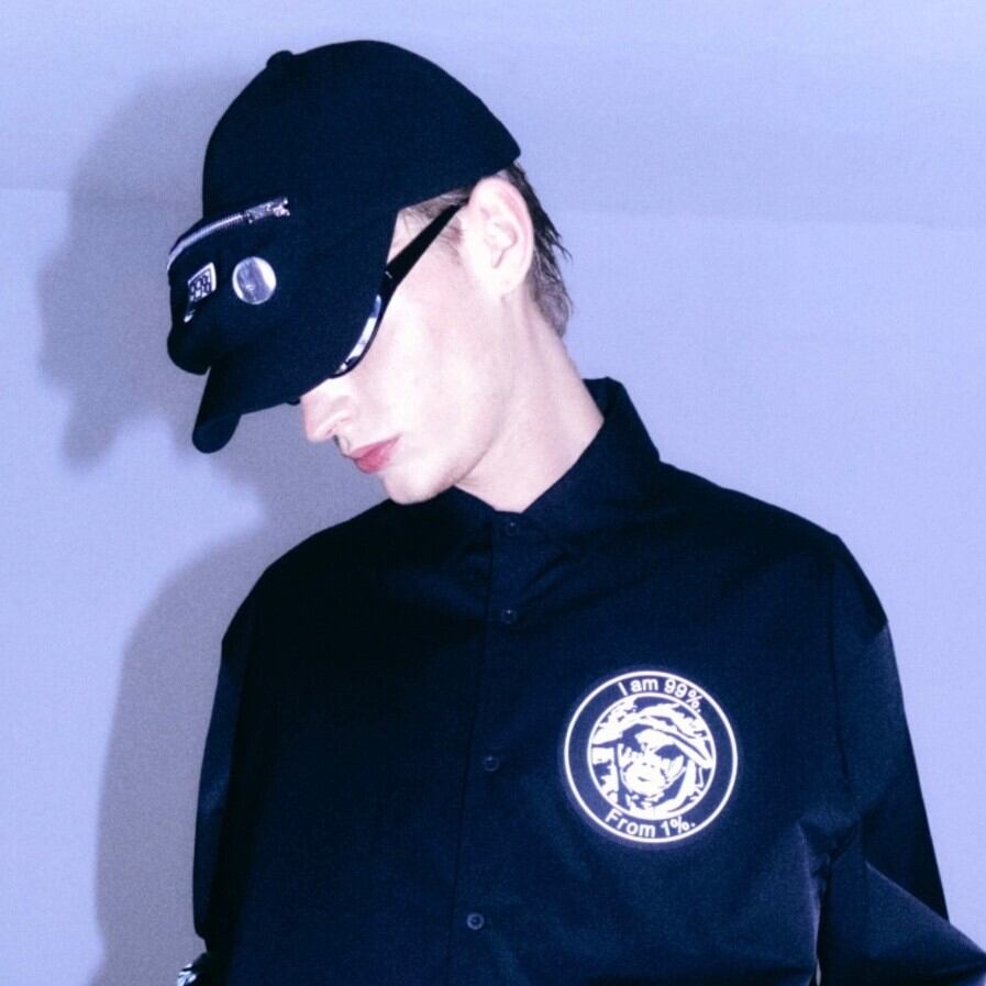 99％IS】99%IS- Box Logo Suit Pocket Cap(BLACK) | AYIN