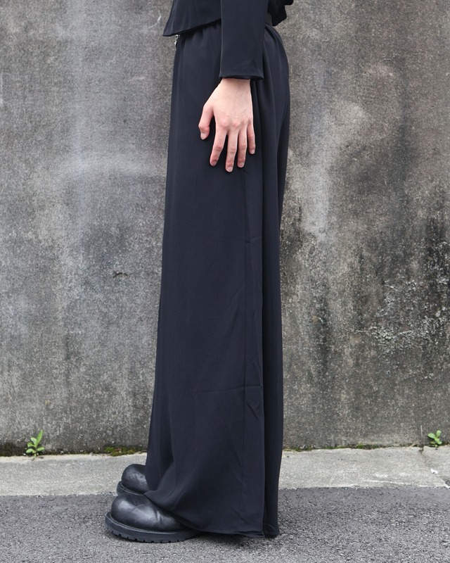 Baggy sheer layered slacks