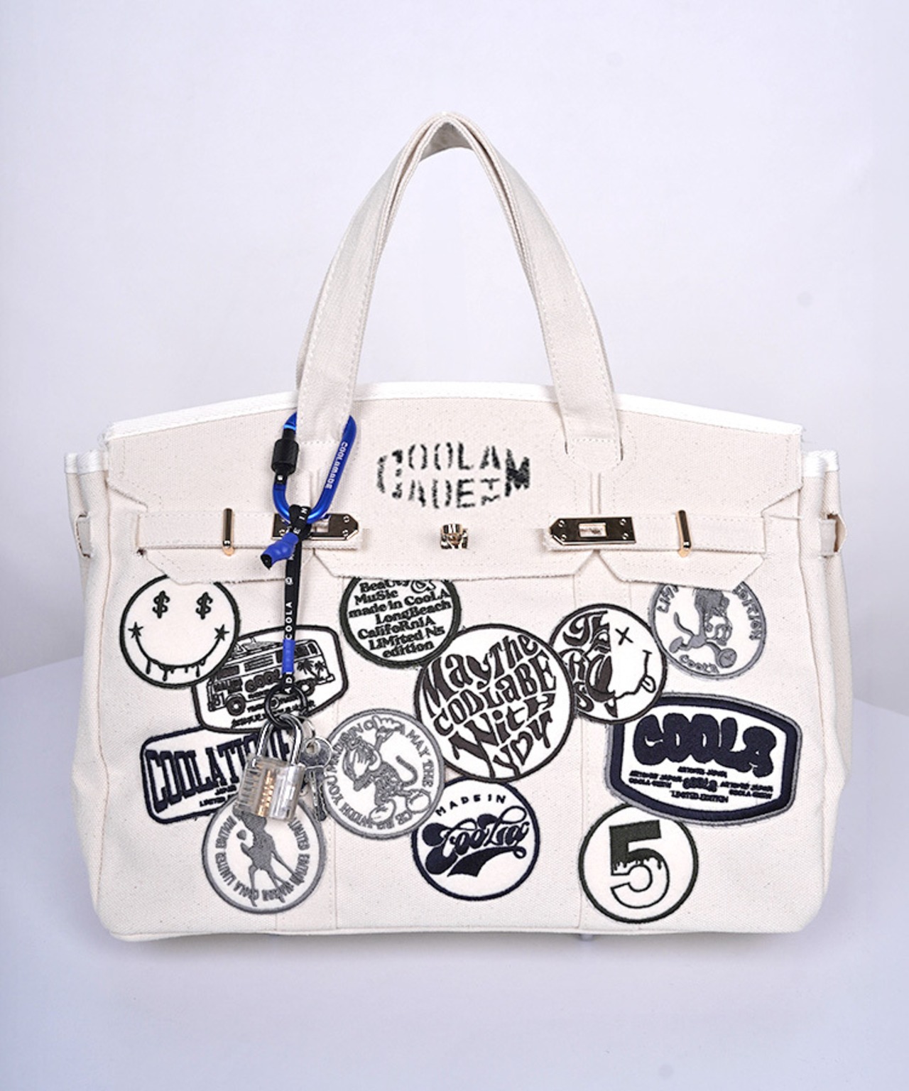 【直営限定ITEM】TYPE-B　マルチワッペンターンロックハンドバッグ　CQ-48507H