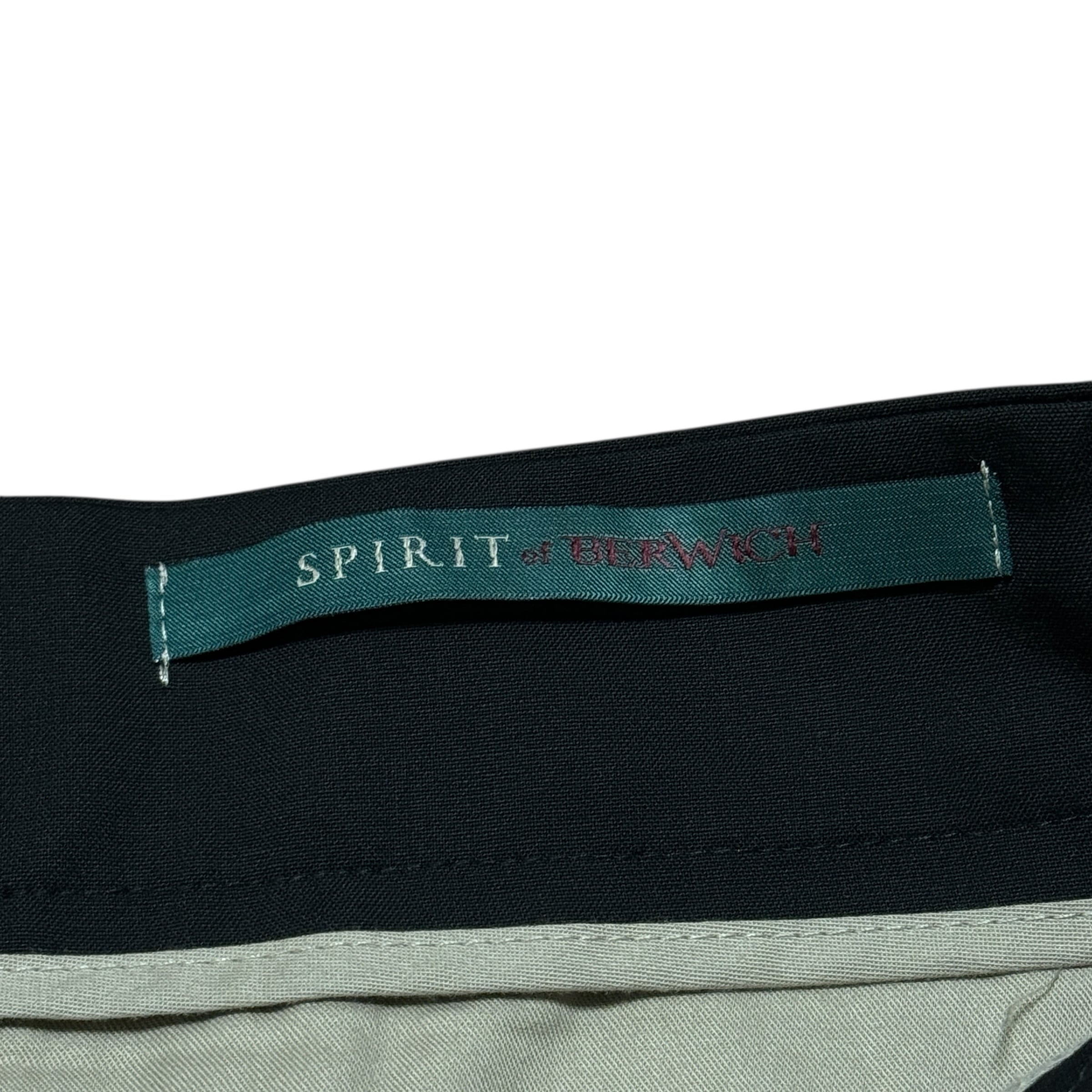 BERWICH ベルウィッチ 別注 nano04 ウールパンツ 春夏 ブラック メンズ