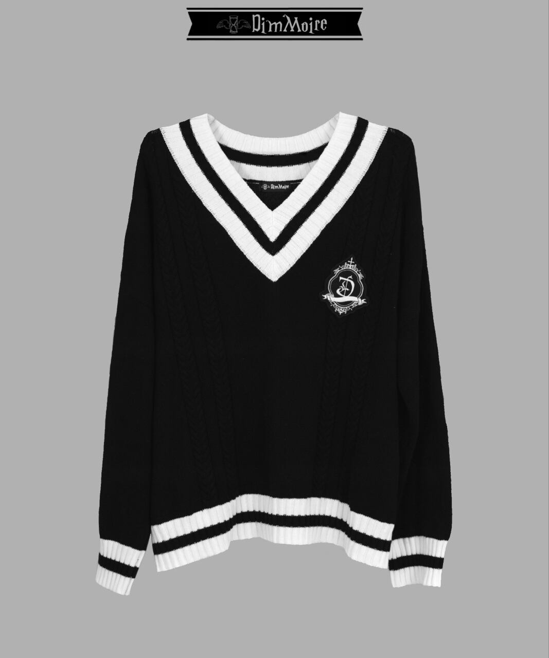 DimMoireディムモアール Gothic学園カーディガン 黒Black M DimMoire