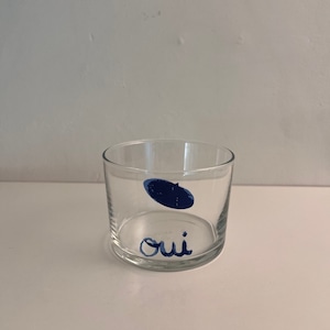 oui glass bowl 230ml / ウィー ガラス ボウル グラス コップ フレンチ 強化ガラス 韓国 北欧 インテリア 雑貨