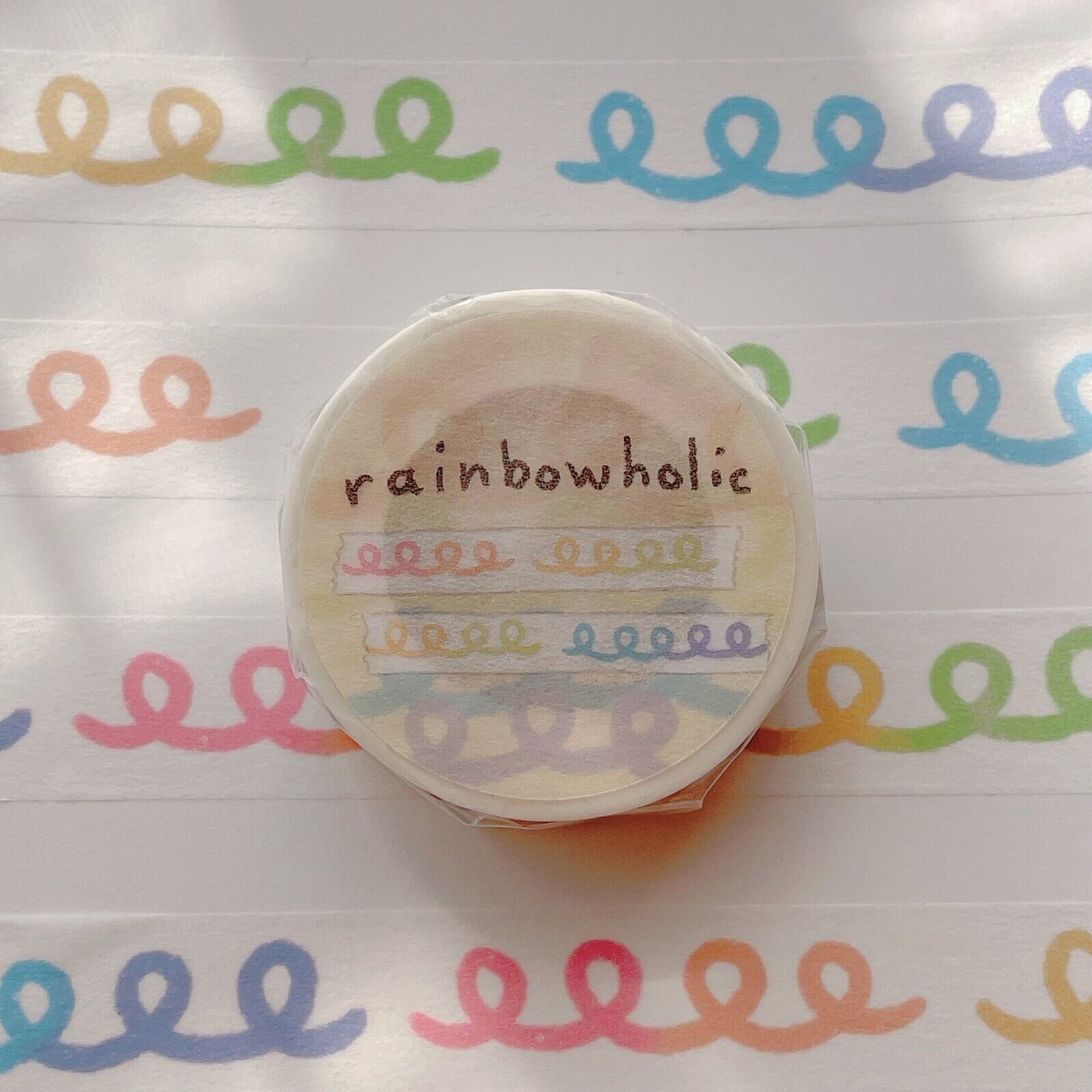 Rainbowholic ぐるぐるレインボー 15mmマステ RA01