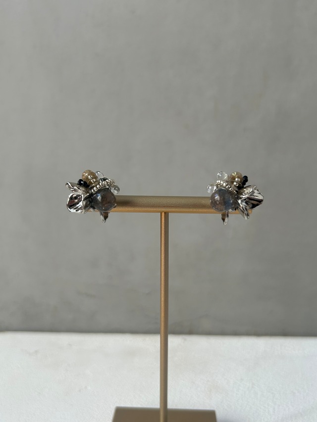 【天然石】カイヤナイトマイカ/ピアス.イヤリング