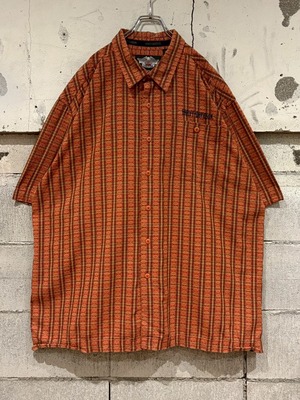 【Caka otto】"HARLEY DAVIDSON" Logo Pattern Loose S/S Shirt