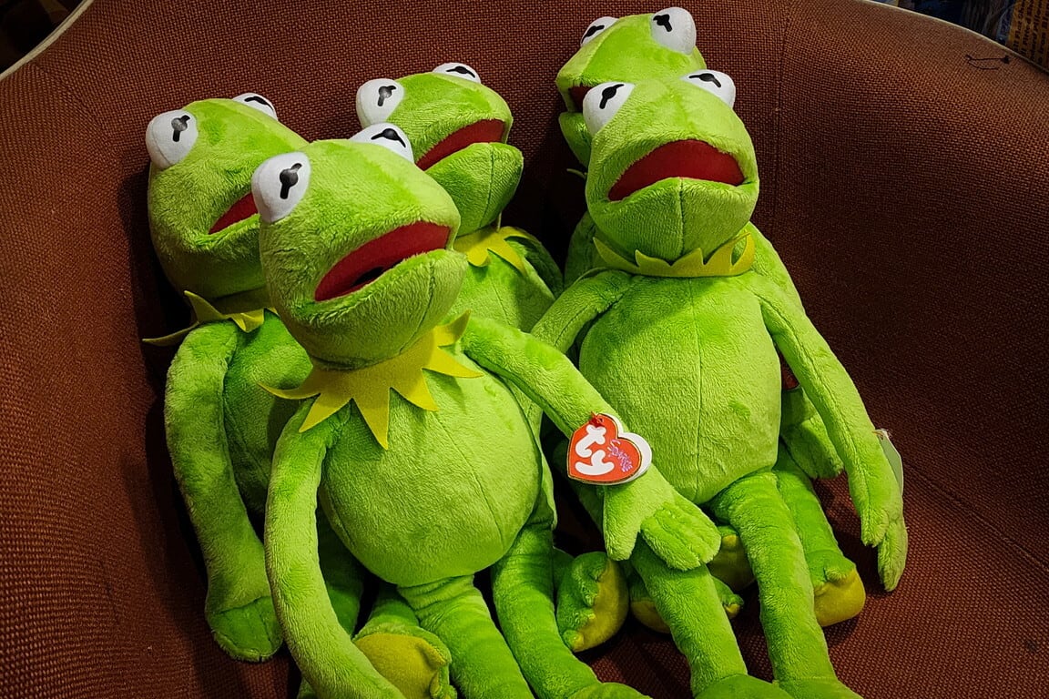 KERMIT カーミット (L) ぬいぐるみ/カエル/キャラクター/映画/海外