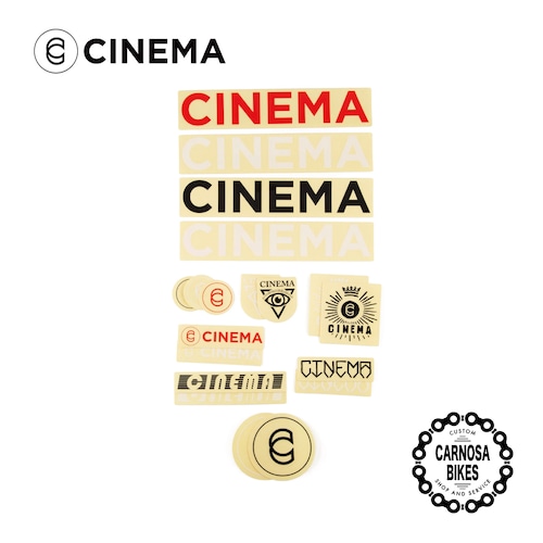 【CINEMA WHEEL CO.】ASSORTED STICKER PACK of 20 [アソーテッド ステッカーパック 20]