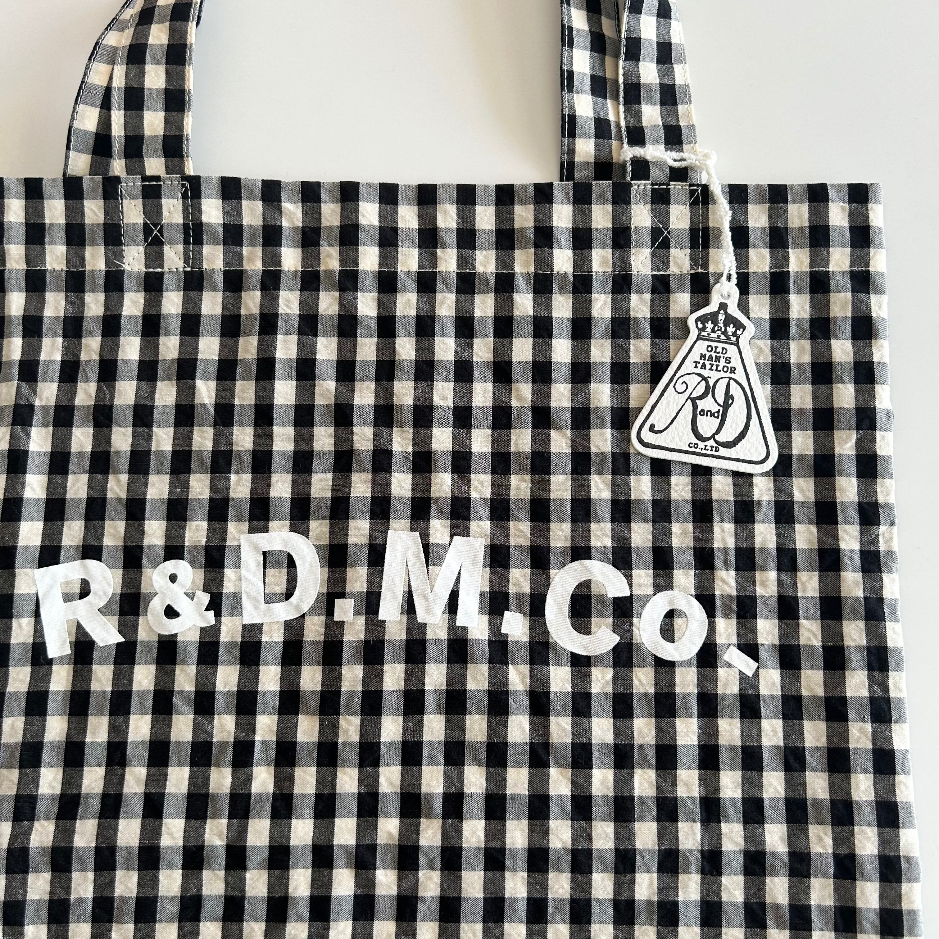 R&D.M.C. ギンガムチェック トートバッグ R&D.M.Co- オールドマンズテーラー ギンガムチェックトート