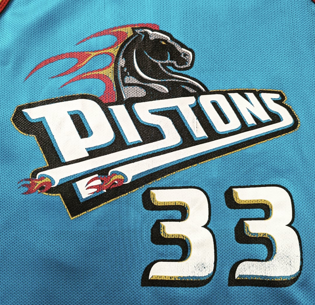 チャンピオン NBA ピストンズ グラント・ヒル #33 ジャージー 紙