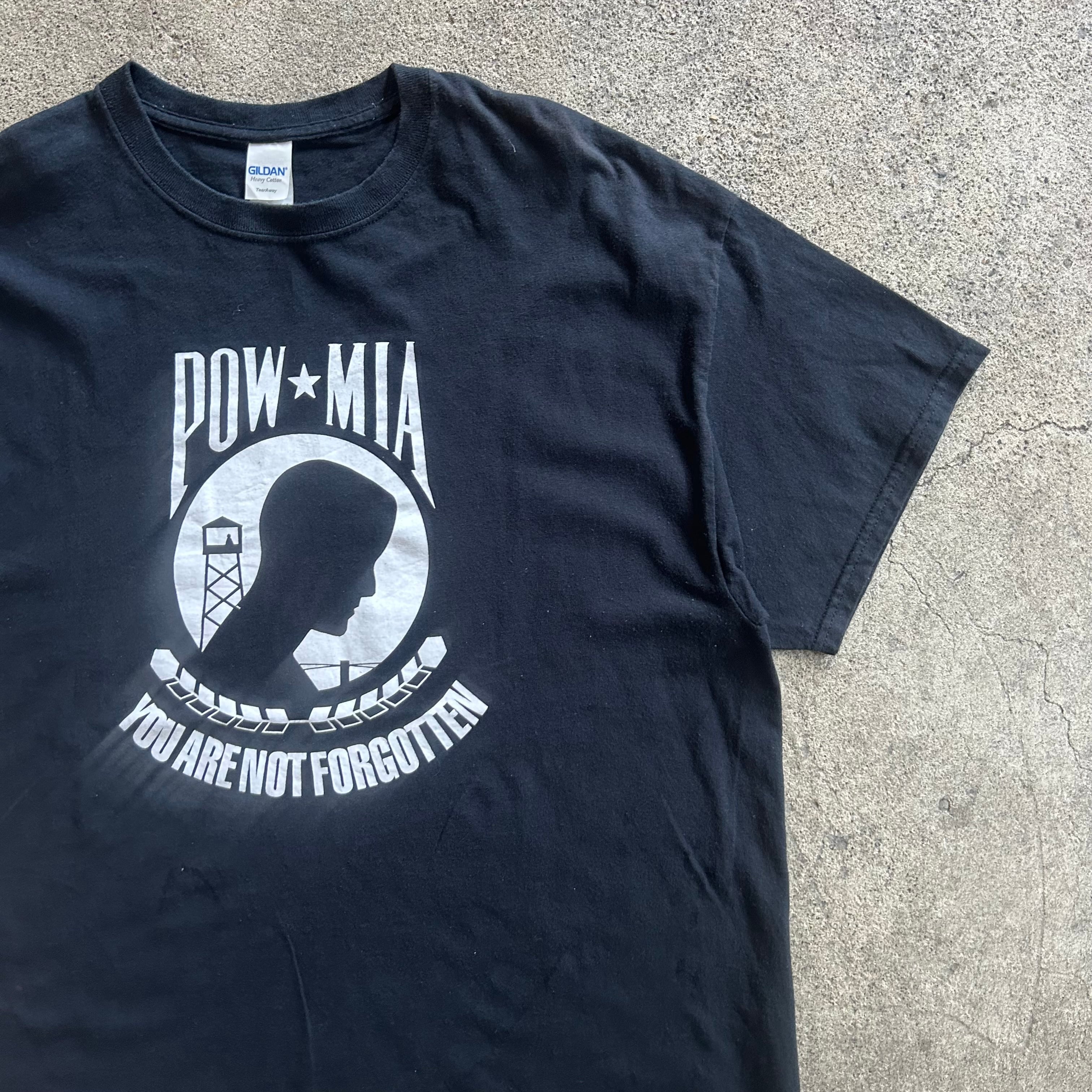 POW・MIA Tシャツ メッセージ XLサイズ ミリタリーベトナム戦争 #507154 kapre