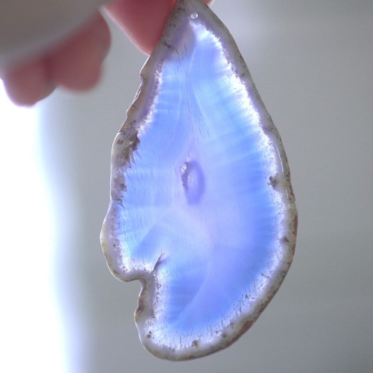 Daybreak Blue 10 - アゲートヒーリングチャイム / Agate Sun Catcher Wind Chime 754