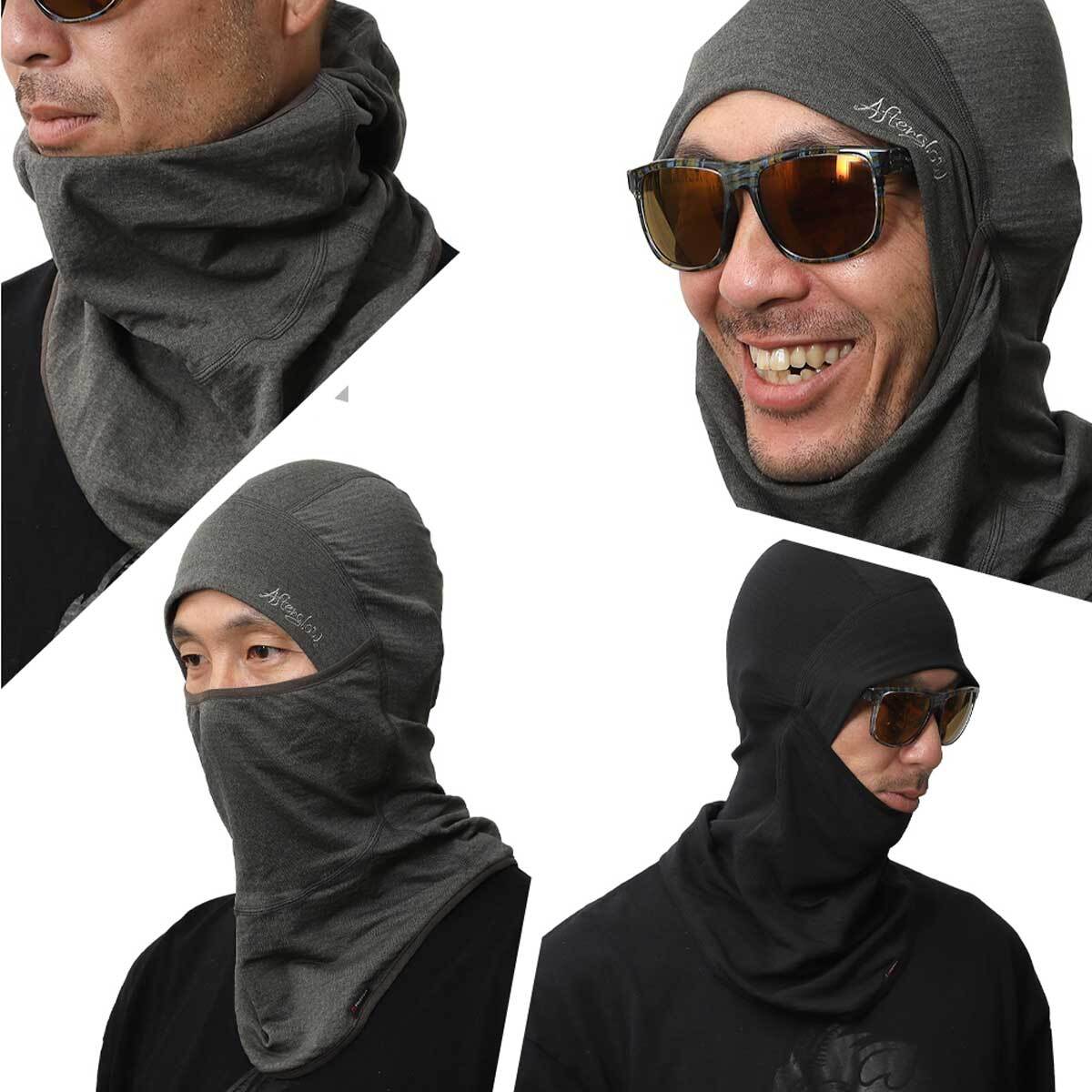 アフターグロー バラクラバ Afterglow Balaclava Polartec Powergrid 目出し帽 ポーラテック パワーグリッド 防寒  防風 保温 透湿 メンズ レディース おしゃれ 高機能 フェイスマスク バイク スノーボード スキー 登山 釣り | cutback powered 