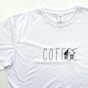 ◆S様オーダー品◆ドライ刺繍Tシャツ【coffee-6】