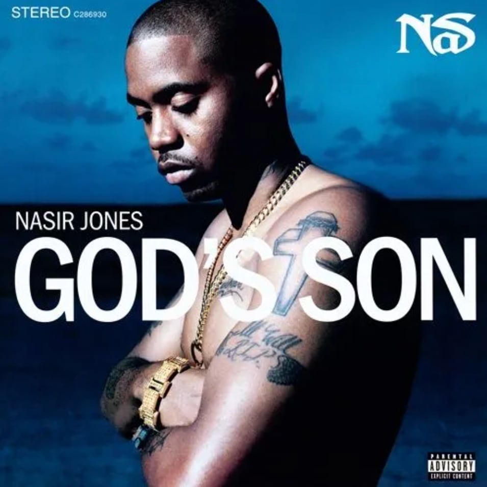 【LP】Nas - God's Son（ホワイト ブラック マーブル ヴァイナル）