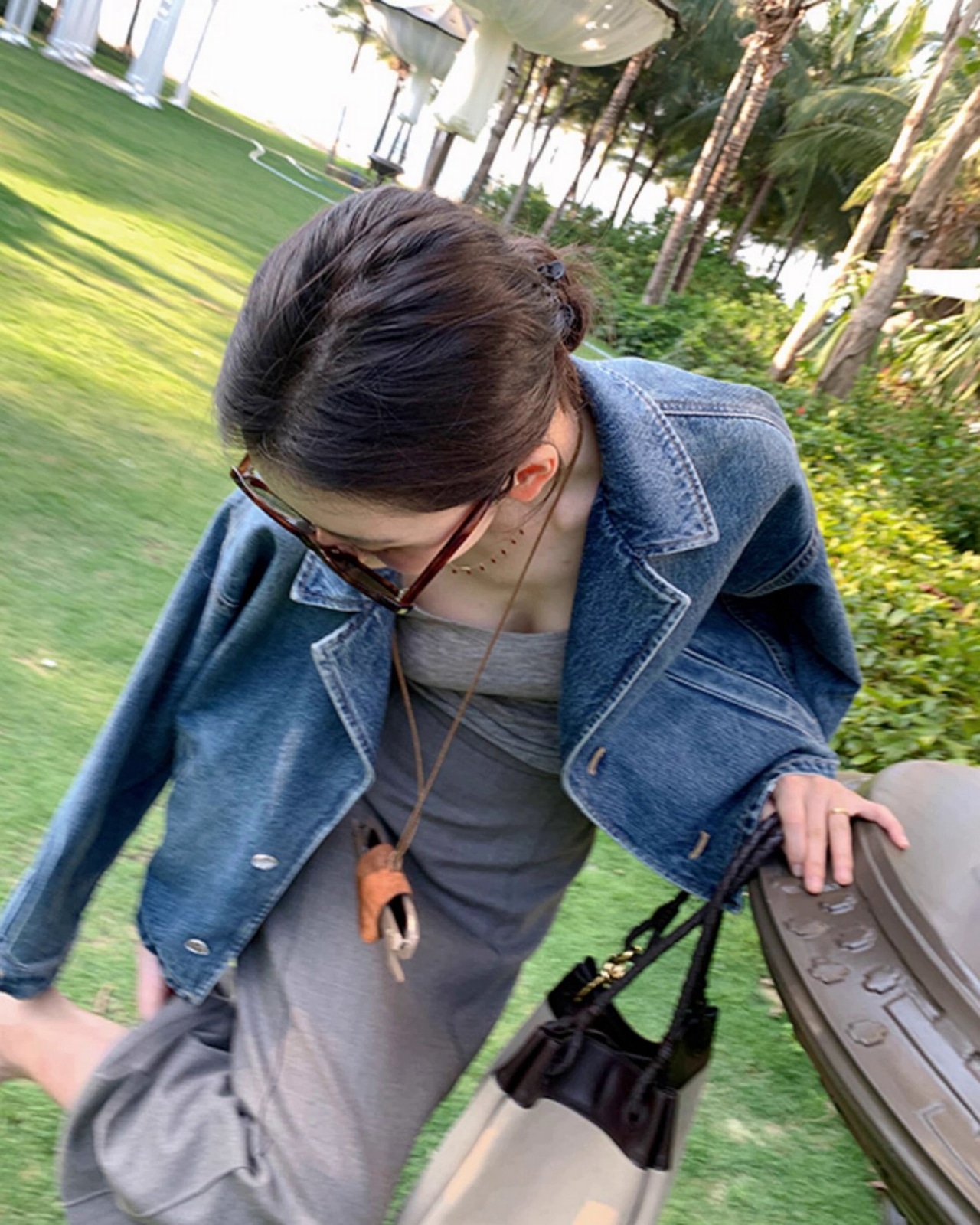 リラックステーラードデニムジャケット A0581 - 11