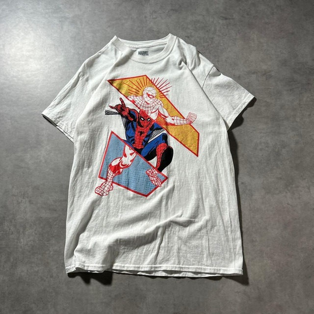 マーベル スパイダーマン アベンジャーズ ホワイト プリントTシャツ
