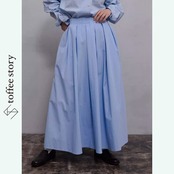 【3color】ハイウエストボリュームスカート W0128
