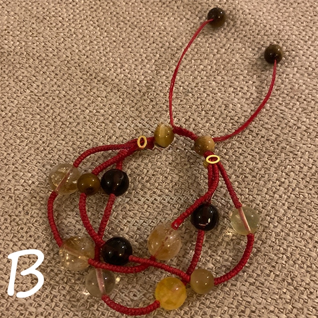 Somedayifレトロ2層天然石ブレスレット 6s