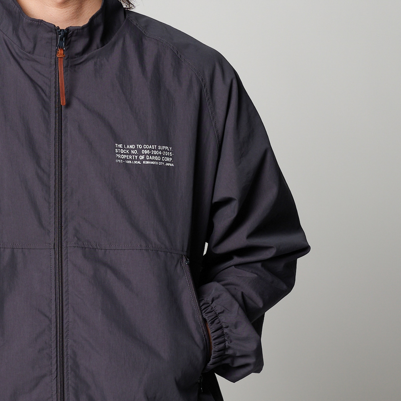 【DARGO】"COTTON / NYLON"  Active Jackets（GRAY NAVY）